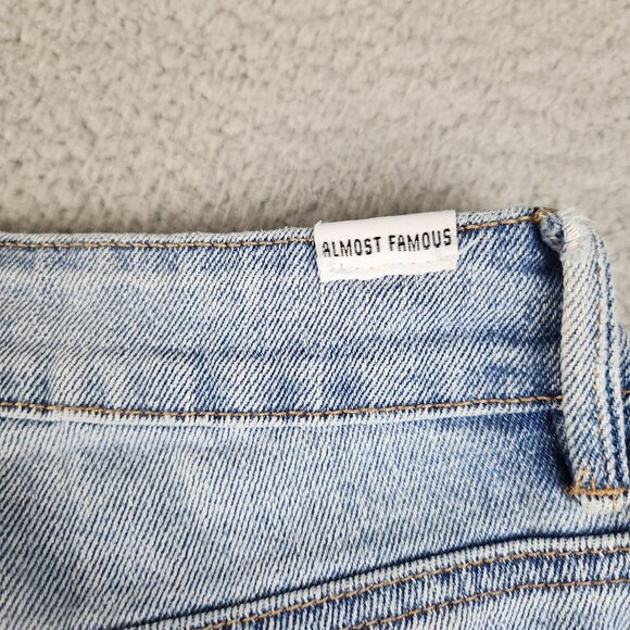 Womens Size 5 Jr's High Waisted Distressed Straight Leg Ankle Curvy Mom Jeans - Picture 11 of 11